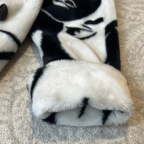 DONNY Brooks RIHANNA Faces Plush Jacket 1980’s Oversized Extra Small - Picture 14 of 14